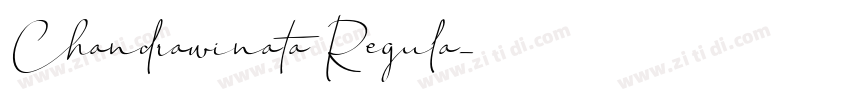Chandrawinata Regula字体转换
